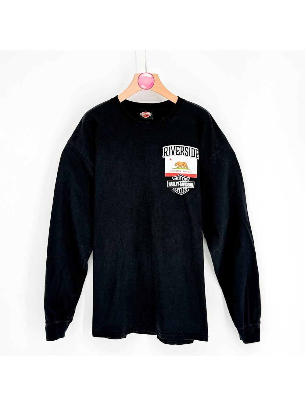 Harley-Davidson Riverside California Bear Long Sleeve Men XL